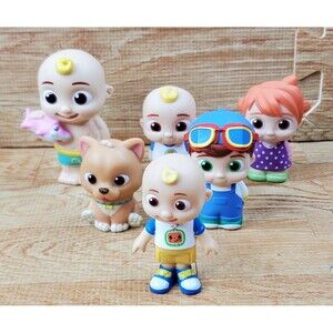 Cocomelon Character Figures 2" - 3.5" Lot of 6